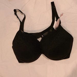 CACIQUE 40C Black Lace Bra NEW